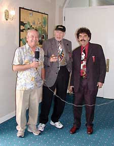 Carl Ballantine and Steve Dacri and Milt Larsen at DVD announcement. A tribute to The Amazing Carl Ballantine and his legendary magic act and career, the DVD packs interviews, show footage, rare TV shows and backstage banter with celebrity guests and hilarious tributes to the man who invented comedy magic